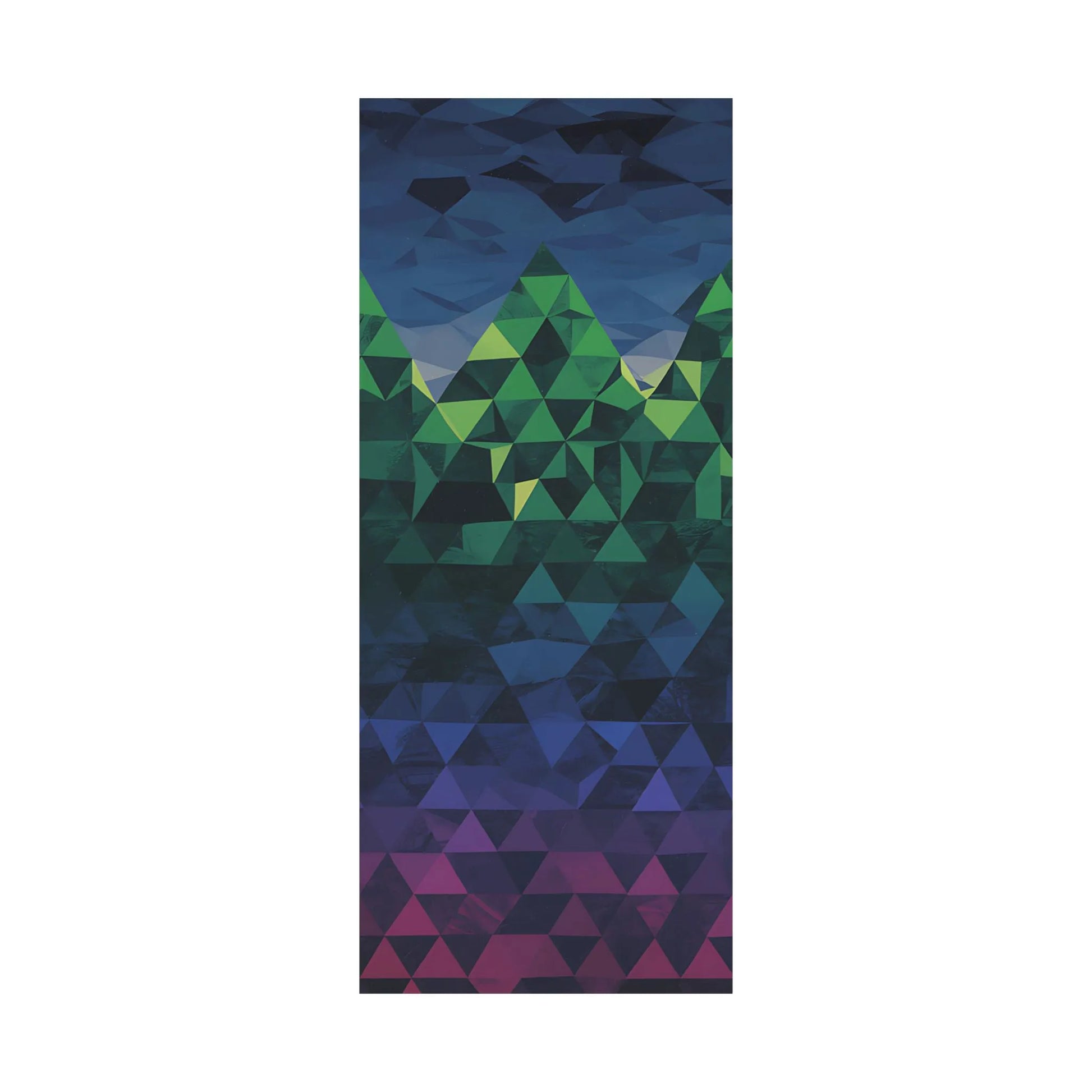 Abstract Mountain Matte Vertical Poster 2025 - Iron Phoenix GHG