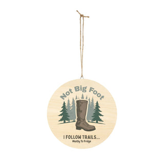 "I Follow Trails" Funny Hiking Sign| Iron Phoenix GHG - Iron Phoenix GHG