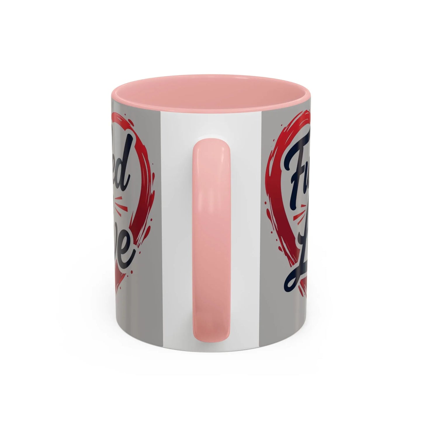 Fueled by Love Coffee Mug - Perfect for Gifts, Romantic Mug, Wedding Gift, Anniversary, Coffee Lovers, Heart Design