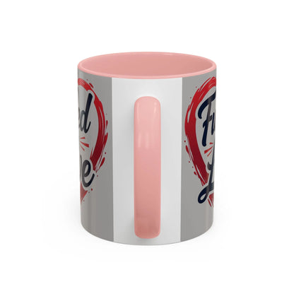 Fueled by Love Coffee Mug - Perfect for Gifts, Romantic Mug, Wedding Gift, Anniversary, Coffee Lovers, Heart Design