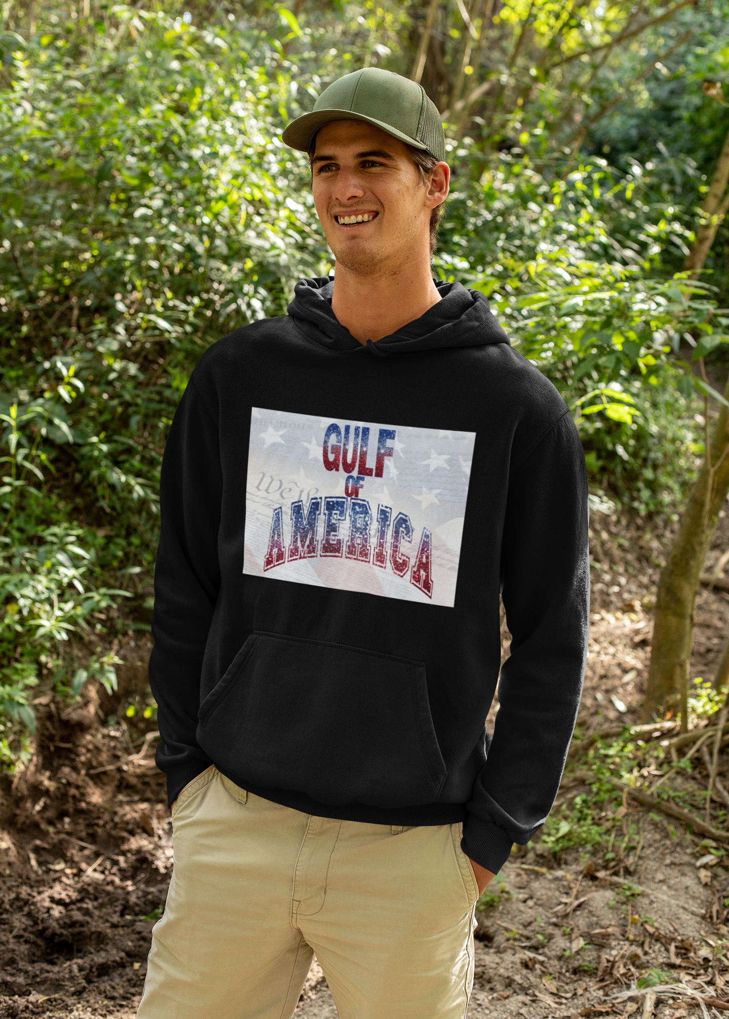 Gulf of America Hoodie, Unisex, Patriotic, Cozy Wear