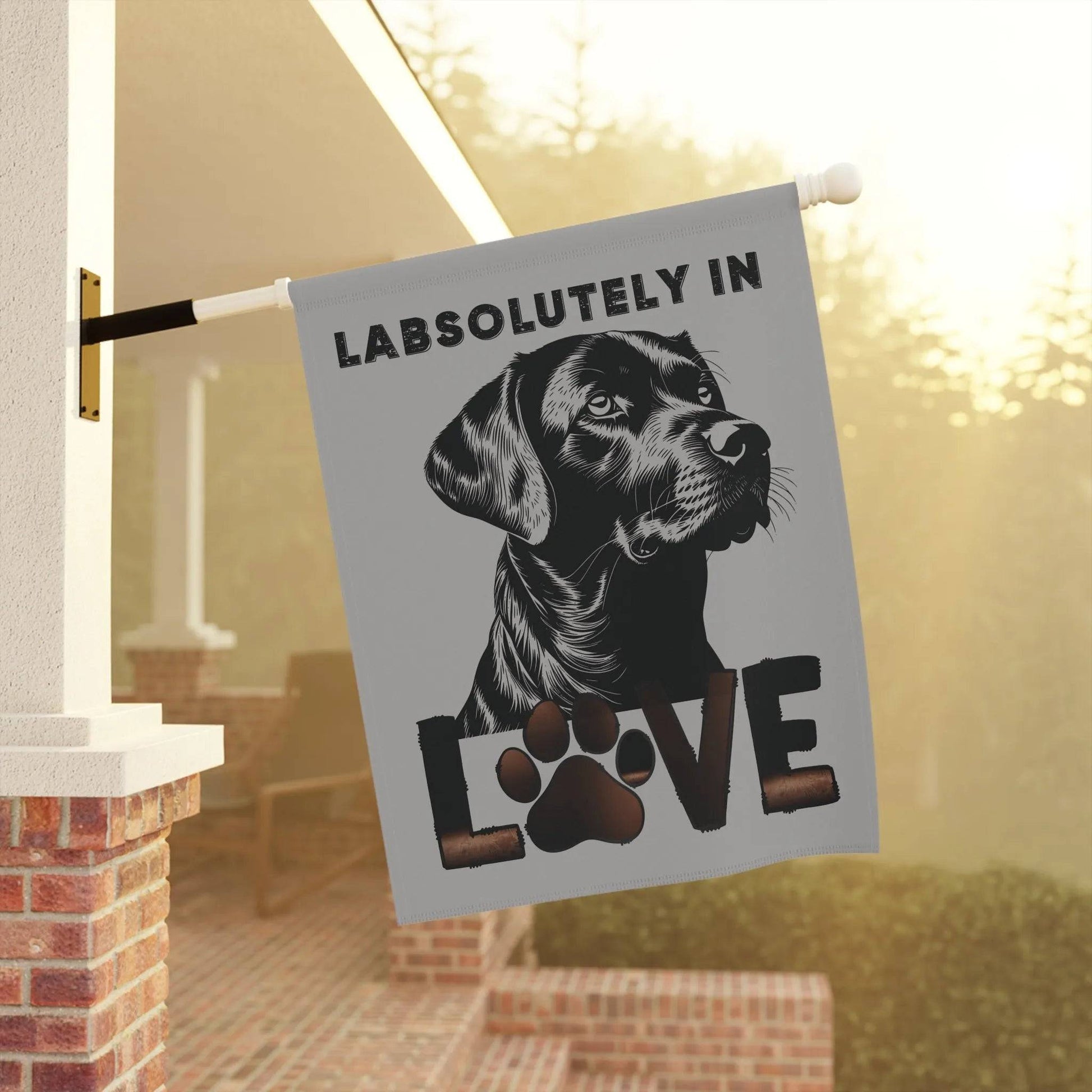 Dog Lover's Garden Banner, Outdoor Decor, Pet Accessories, Welcome Sign, Home & Garden, Animal Enthusiast Gift - Iron Phoenix GHG