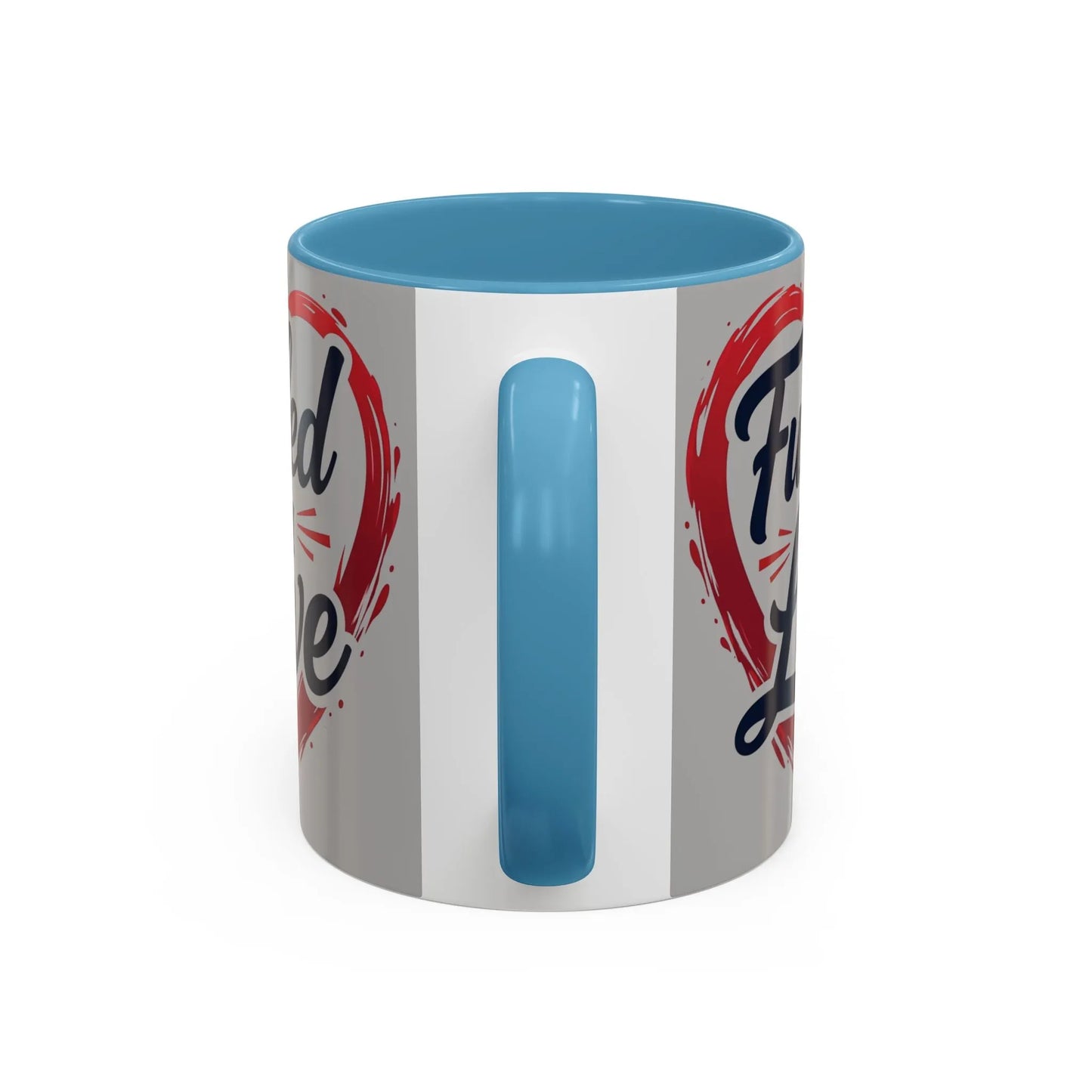 Fueled by Love Coffee Mug - Perfect for Gifts, Romantic Mug, Wedding Gift, Anniversary, Coffee Lovers, Heart Design