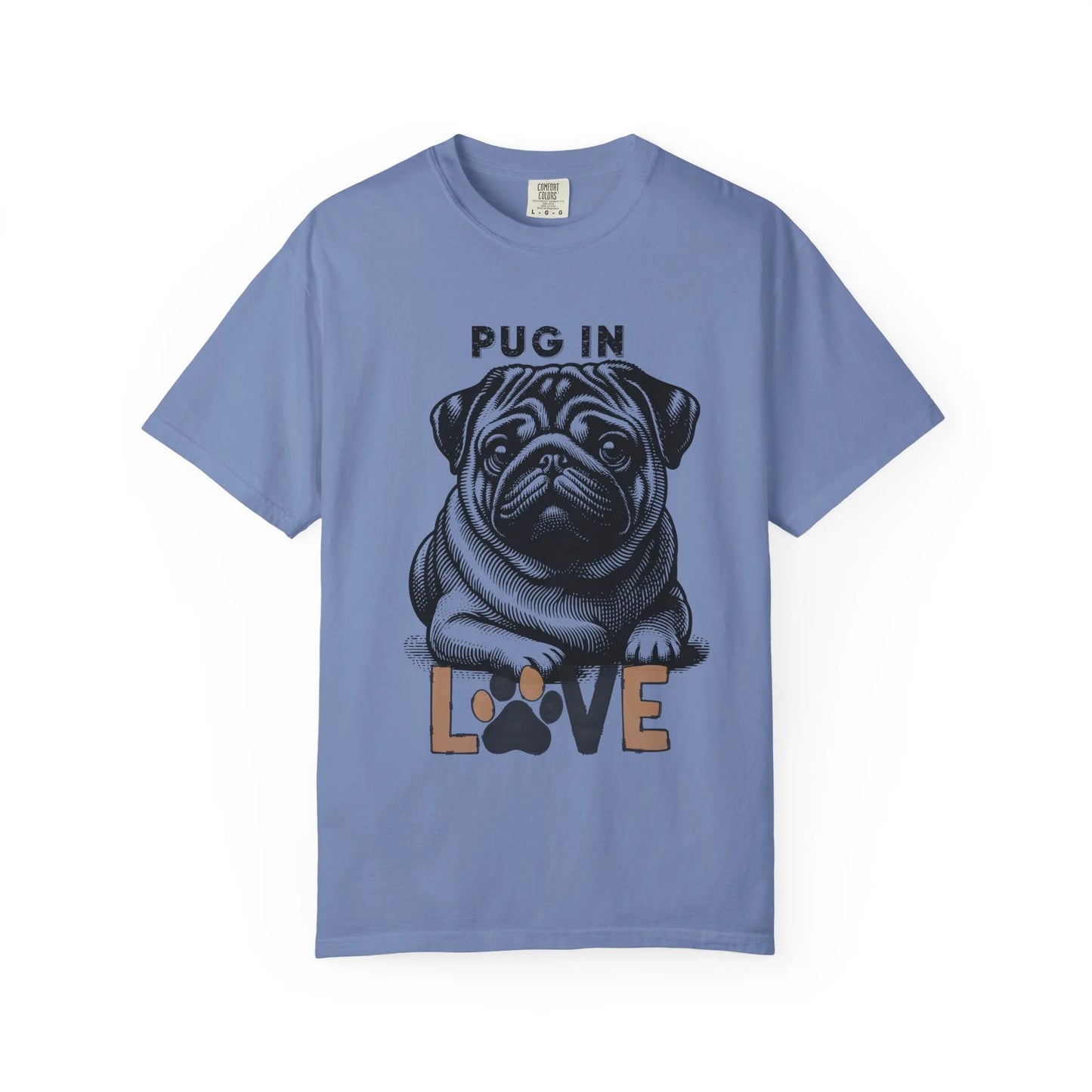 Pug Love T-Shirt, Unisex Dog Lover Tee, Cute Pet Apparel, Gift for Pet Owners, Animal Lover Shirt, Comfortable Casual Wear