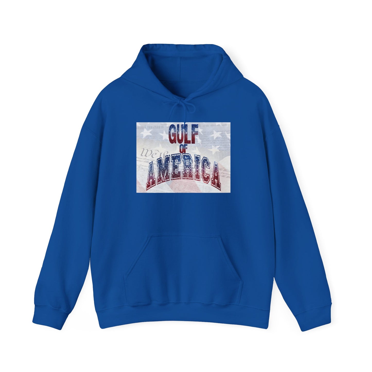 Gulf of America Hoodie, Unisex, Patriotic, Cozy Wear Royal