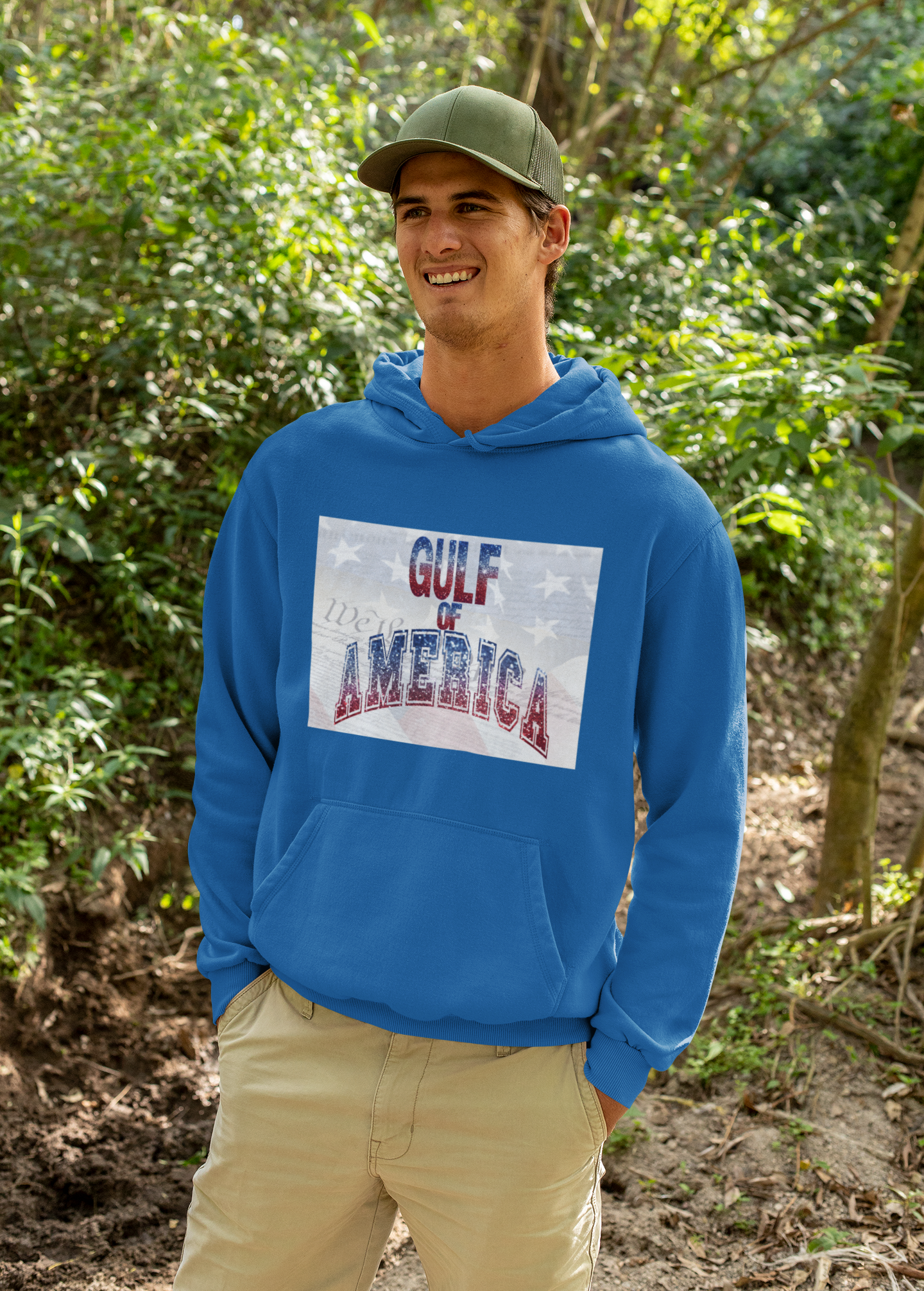 Gulf of America Hoodie, Unisex, Patriotic, Cozy Wear