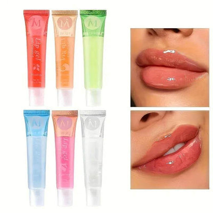 6Pcs Moisturizing Lip Gloss Set 18g (by GlowLuxe) Eco 2025 - Iron Phoenix GHG