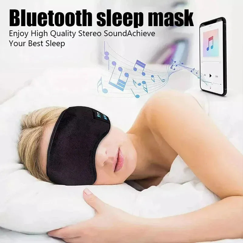Fone Bluetooth Earphones Sleeping Mask Block Out Light Sleep Mask For Eyes Soft Sleeping Aid Eye Mask Breathable Slaapmasker - Iron Phoenix GHG