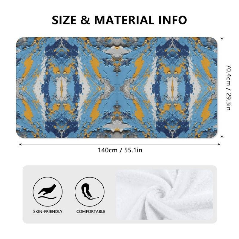 Abstract Paint Bath Towel - Unique and Stylish Design for Your Bathroom - Iron Phoenix GHG