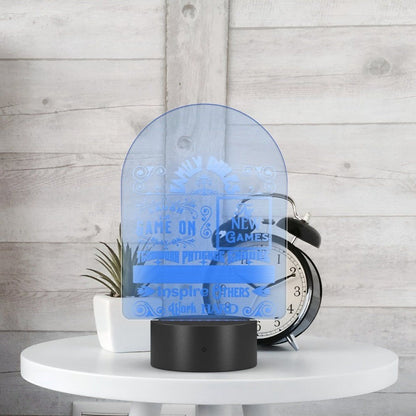 Acrylic Family Rules Light: Illuminate Your Gaming Haven - Iron Phoenix GHG