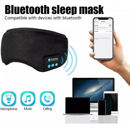 Fone Bluetooth Earphones Sleeping Mask Block Out Light Sleep Mask For Eyes Soft Sleeping Aid Eye Mask Breathable Slaapmasker - Iron Phoenix GHG