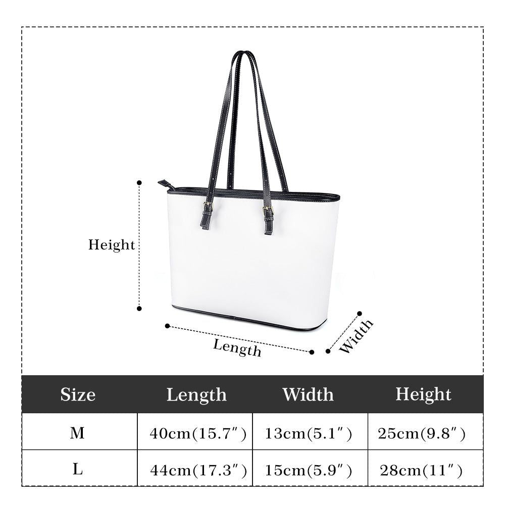 Blue White Black Fashion Tote - Iron Phoenix GHG