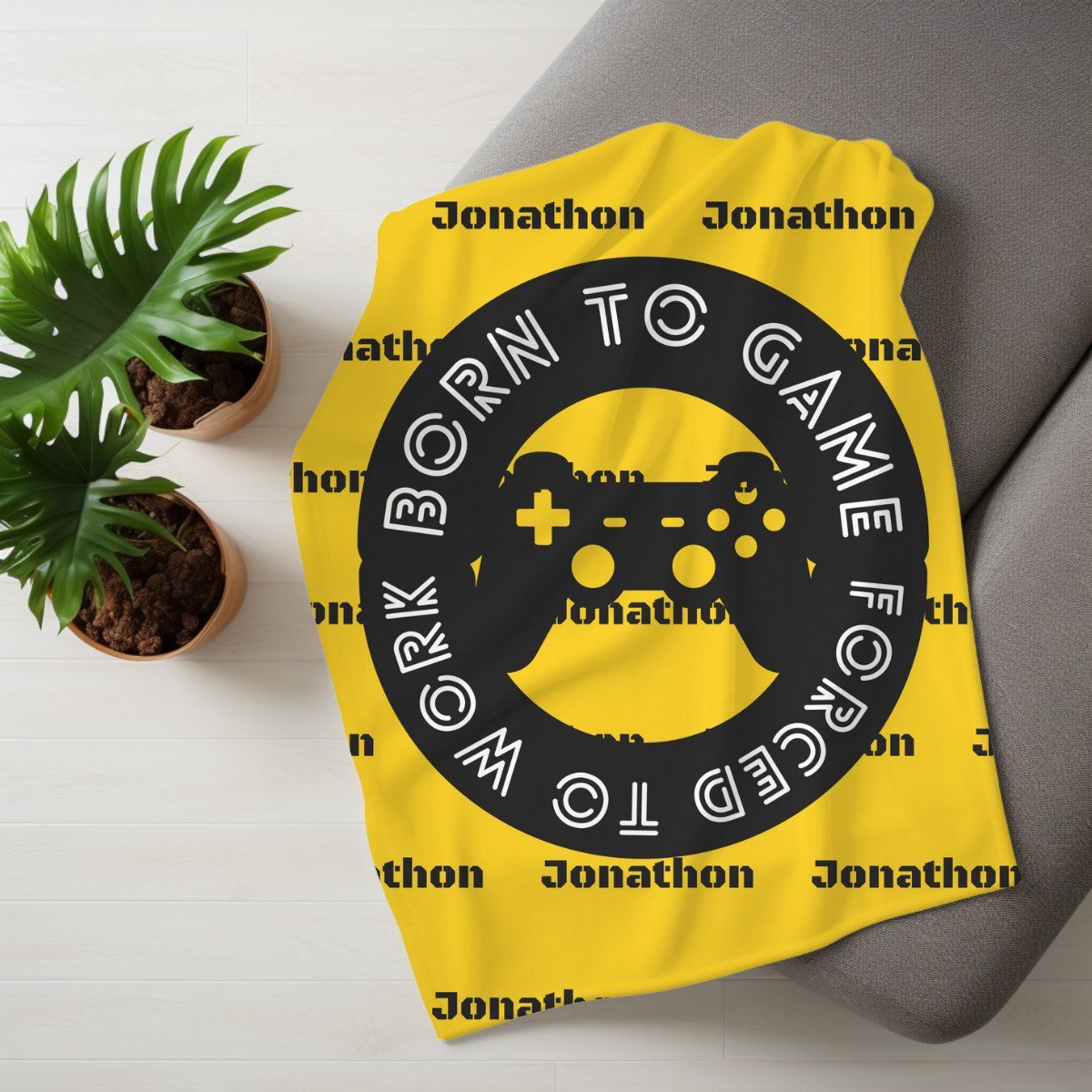 Born to Game Fleece Blanket - Iron Phoenix GHG