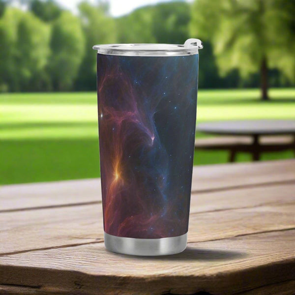 Celestial All-Over Print Car Cup - Vibrant Design for On-The-Go Sipping - Iron Phoenix GHG