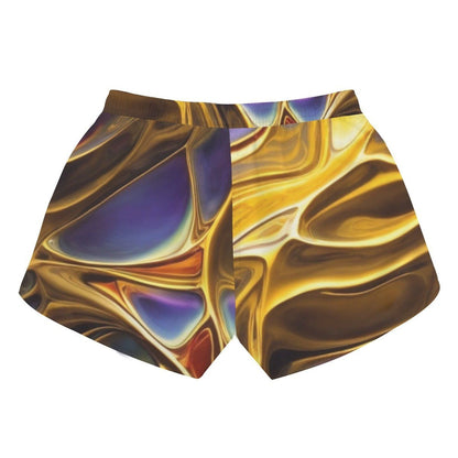Flowy Elements Print Shorts - Iron Phoenix GHG
