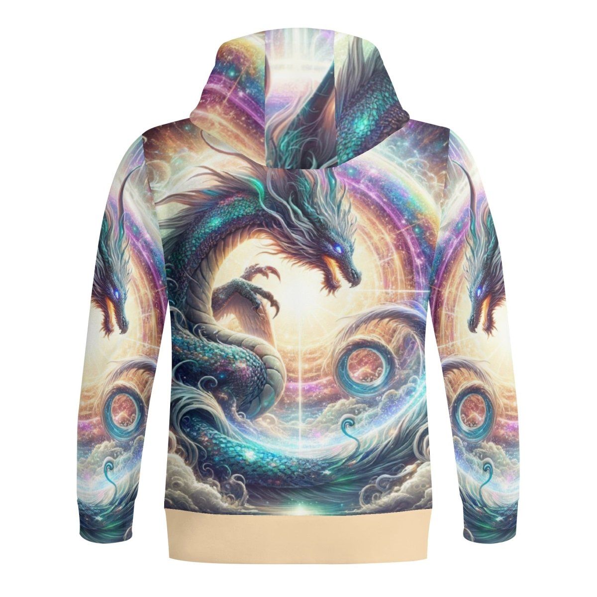 Chinese Dragon Zip Hoodie - Iron Phoenix GHG