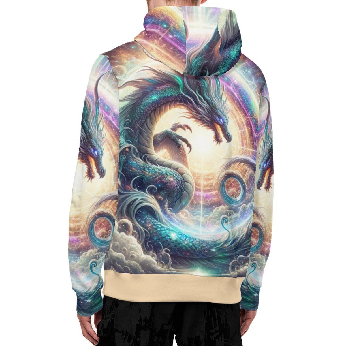 Chinese Dragon Zip Hoodie - Iron Phoenix GHG