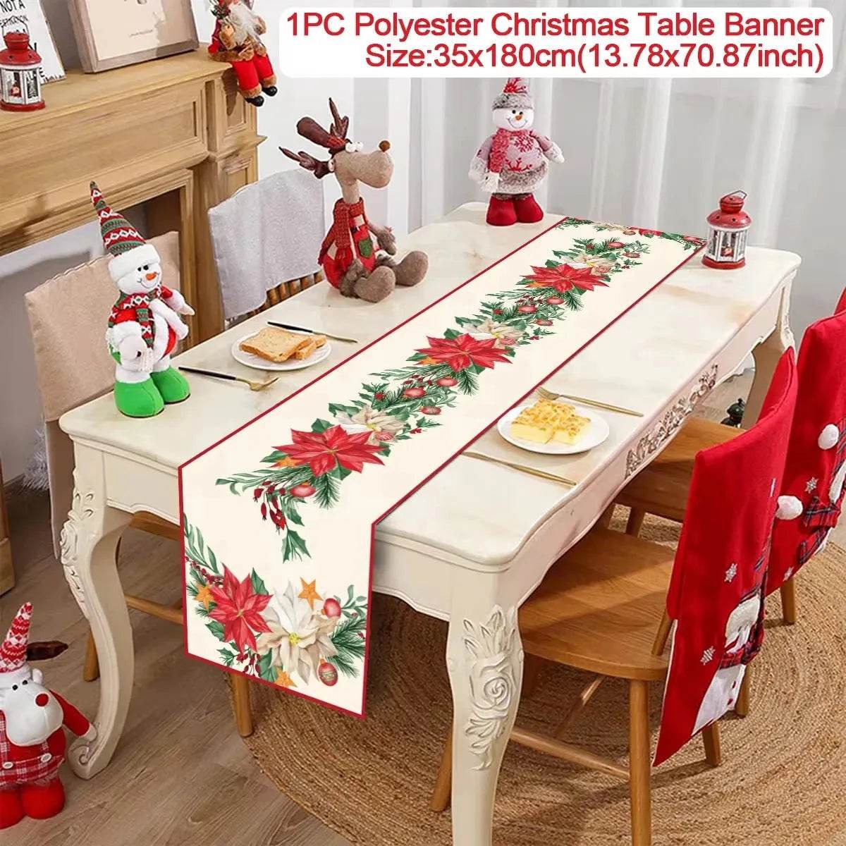 Table Runner - Eco Christmas 2025 Decor - Iron Phoenix GHG