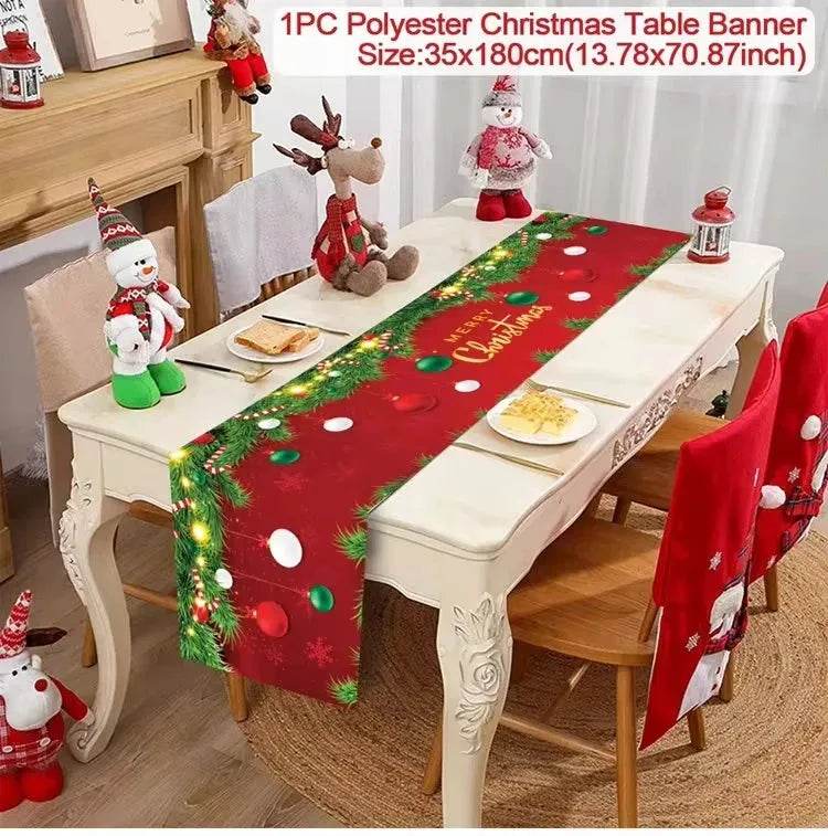 Table Runner - Eco Christmas 2025 Decor - Iron Phoenix GHG