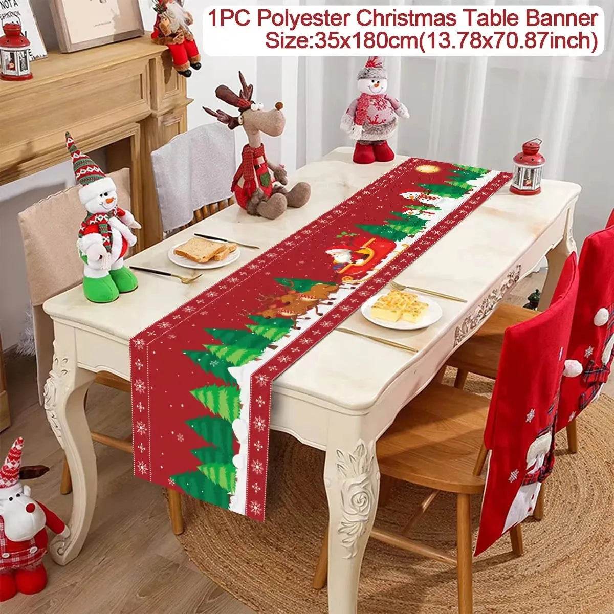 Table Runner - Eco Christmas 2025 Decor - Iron Phoenix GHG