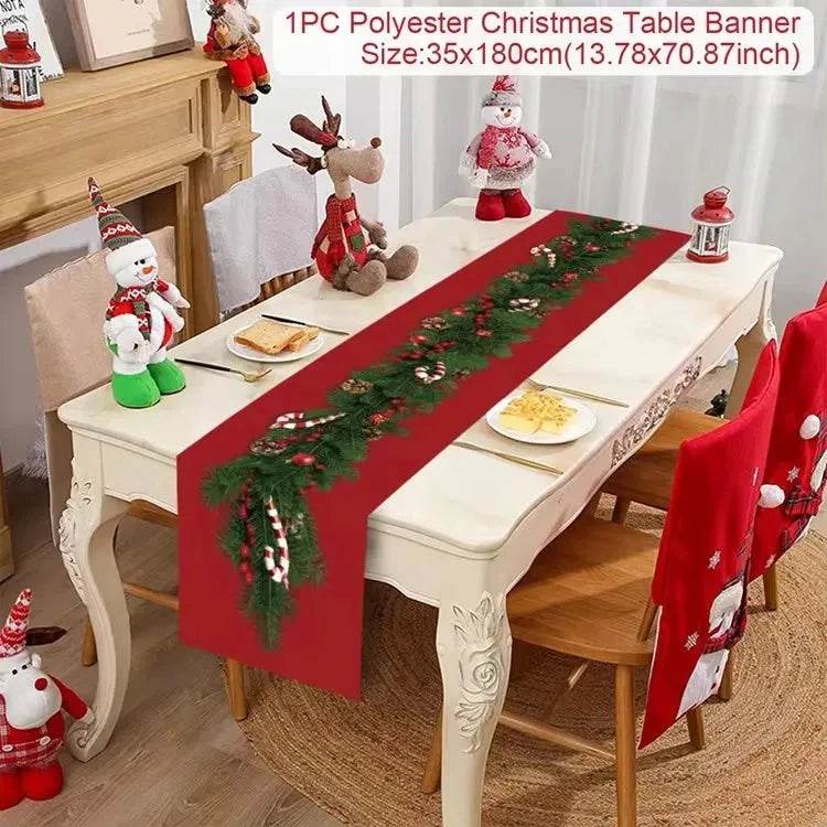 Table Runner - Eco Christmas 2025 Decor - Iron Phoenix GHG