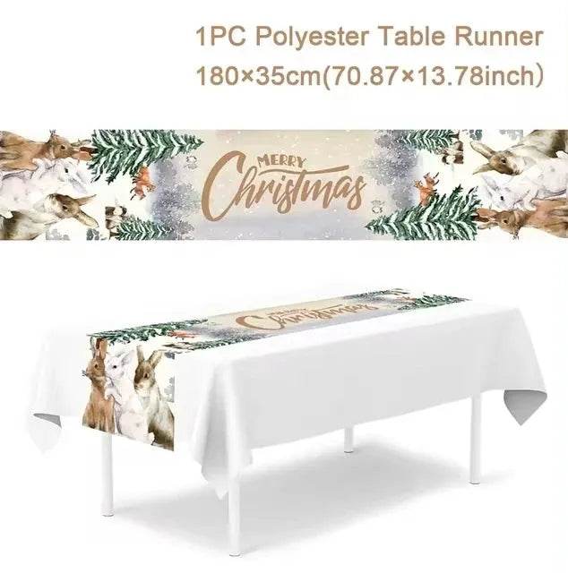 Table Runner - Eco Christmas 2025 Decor - Iron Phoenix GHG