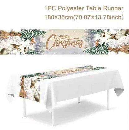 Table Runner - Eco Christmas 2025 Decor - Iron Phoenix GHG