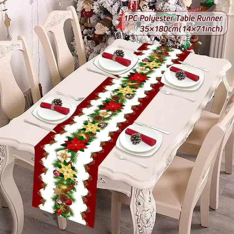 Table Runner - Eco Christmas 2025 Decor - Iron Phoenix GHG
