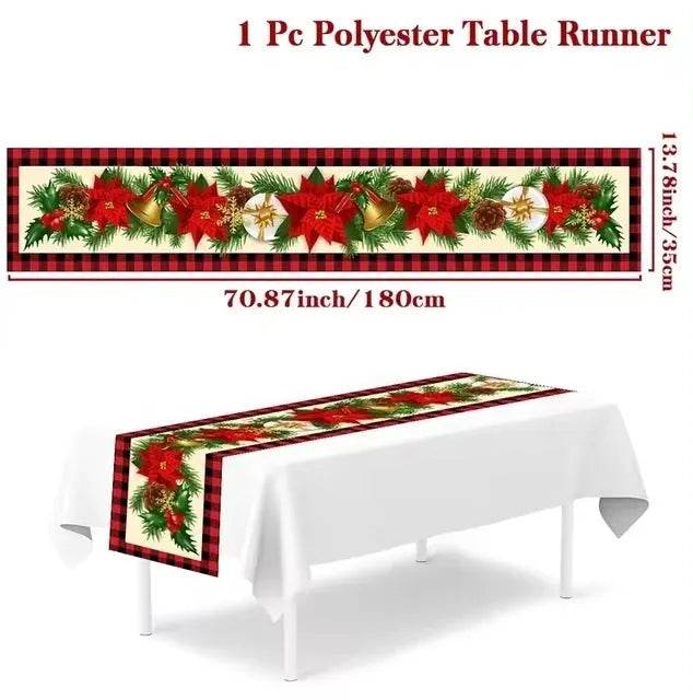Table Runner - Eco Christmas 2025 Decor - Iron Phoenix GHG