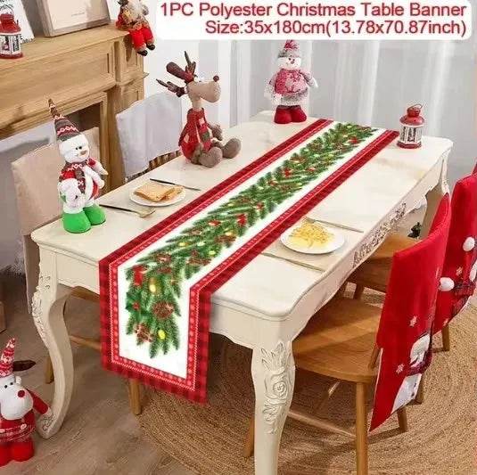 Table Runner - Eco Christmas 2025 Decor - Iron Phoenix GHG