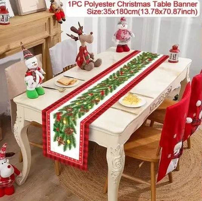 Table Runner - Eco Christmas 2025 Decor - Iron Phoenix GHG