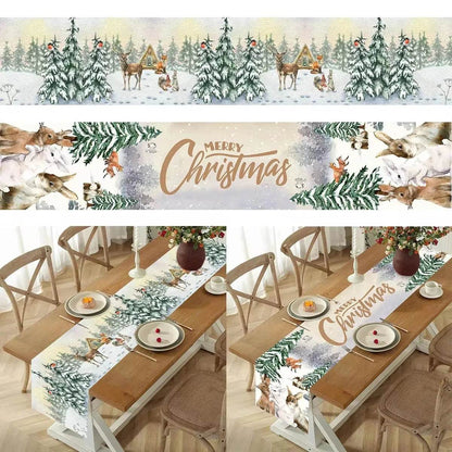 Table Runner - Eco Christmas 2025 Decor - Iron Phoenix GHG