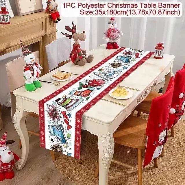 Table Runner - Eco Christmas 2025 Decor - Iron Phoenix GHG
