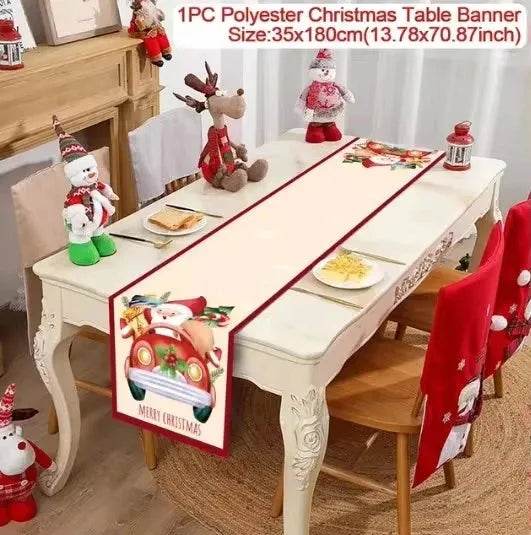 Table Runner - Eco Christmas 2025 Decor - Iron Phoenix GHG