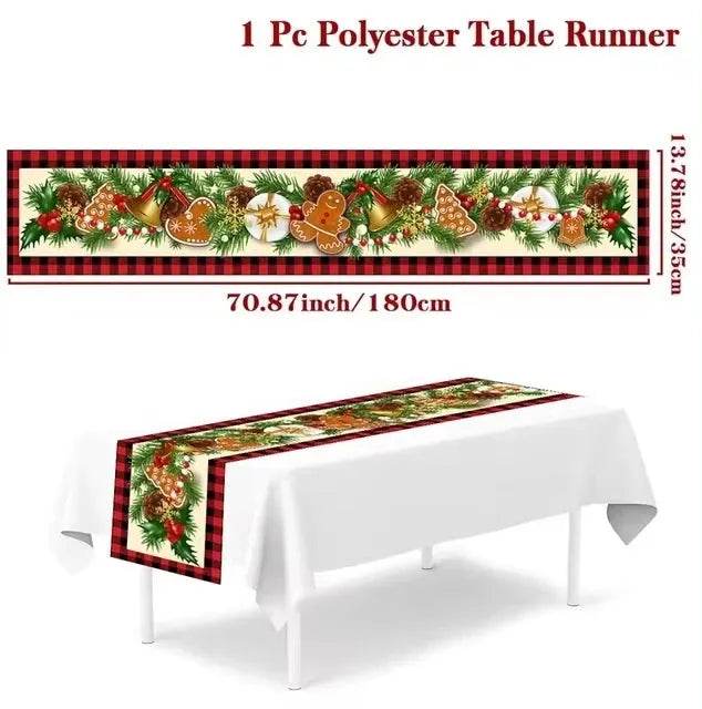 Table Runner - Eco Christmas 2025 Decor - Iron Phoenix GHG