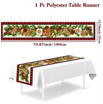 Table Runner - Eco Christmas 2025 Decor - Iron Phoenix GHG