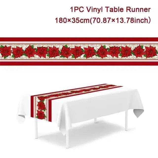 Table Runner - Eco Christmas 2025 Decor - Iron Phoenix GHG