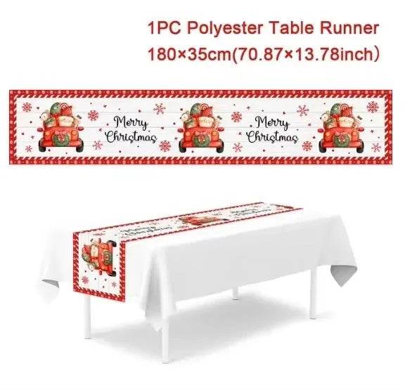 Table Runner - Eco Christmas 2025 Decor - Iron Phoenix GHG