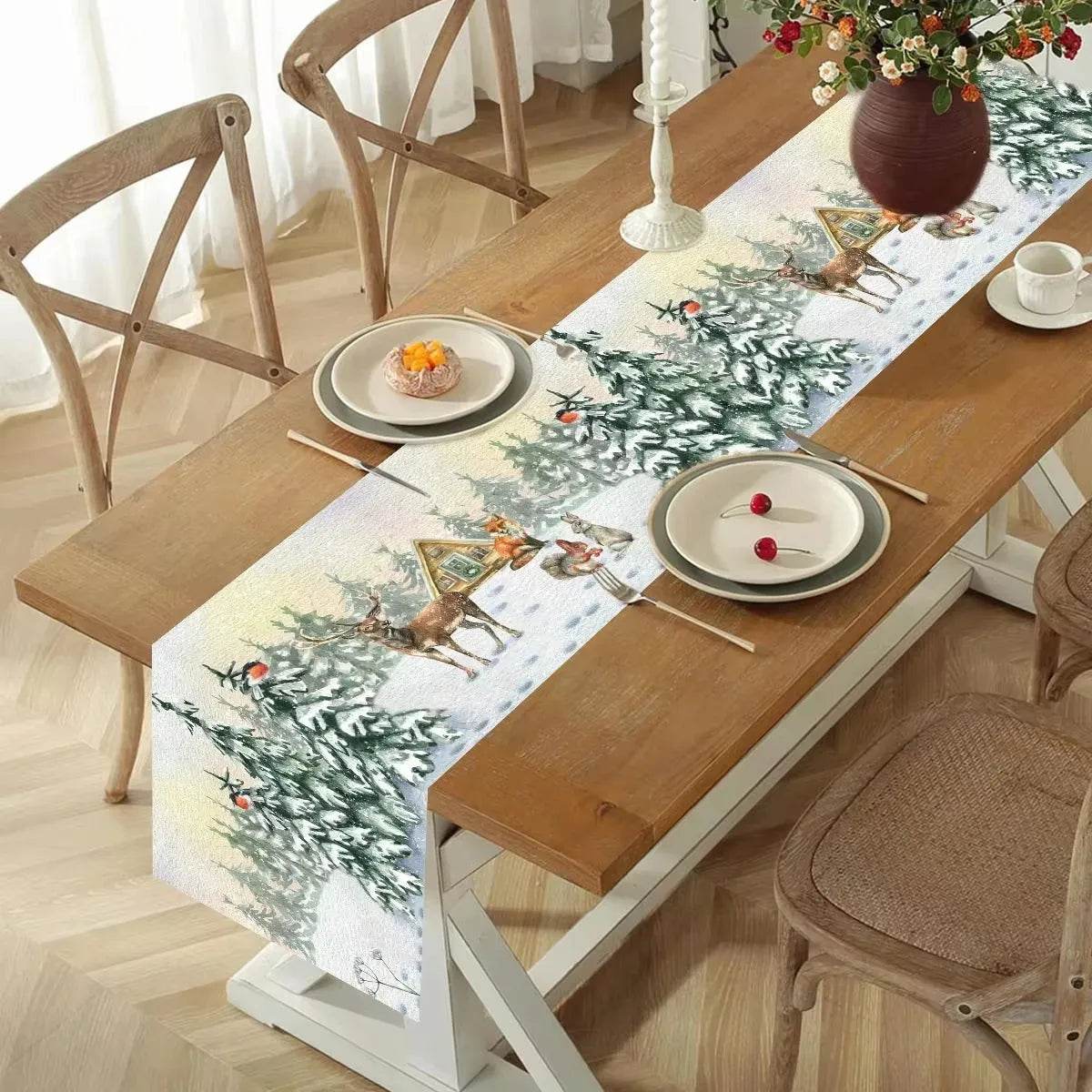 Table Runner - Eco Christmas 2025 Decor - Iron Phoenix GHG