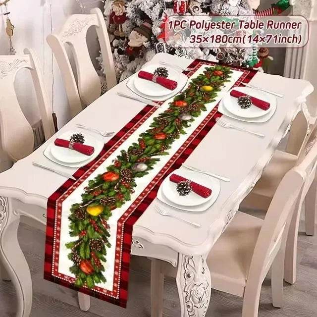 Table Runner - Eco Christmas 2025 Decor - Iron Phoenix GHG