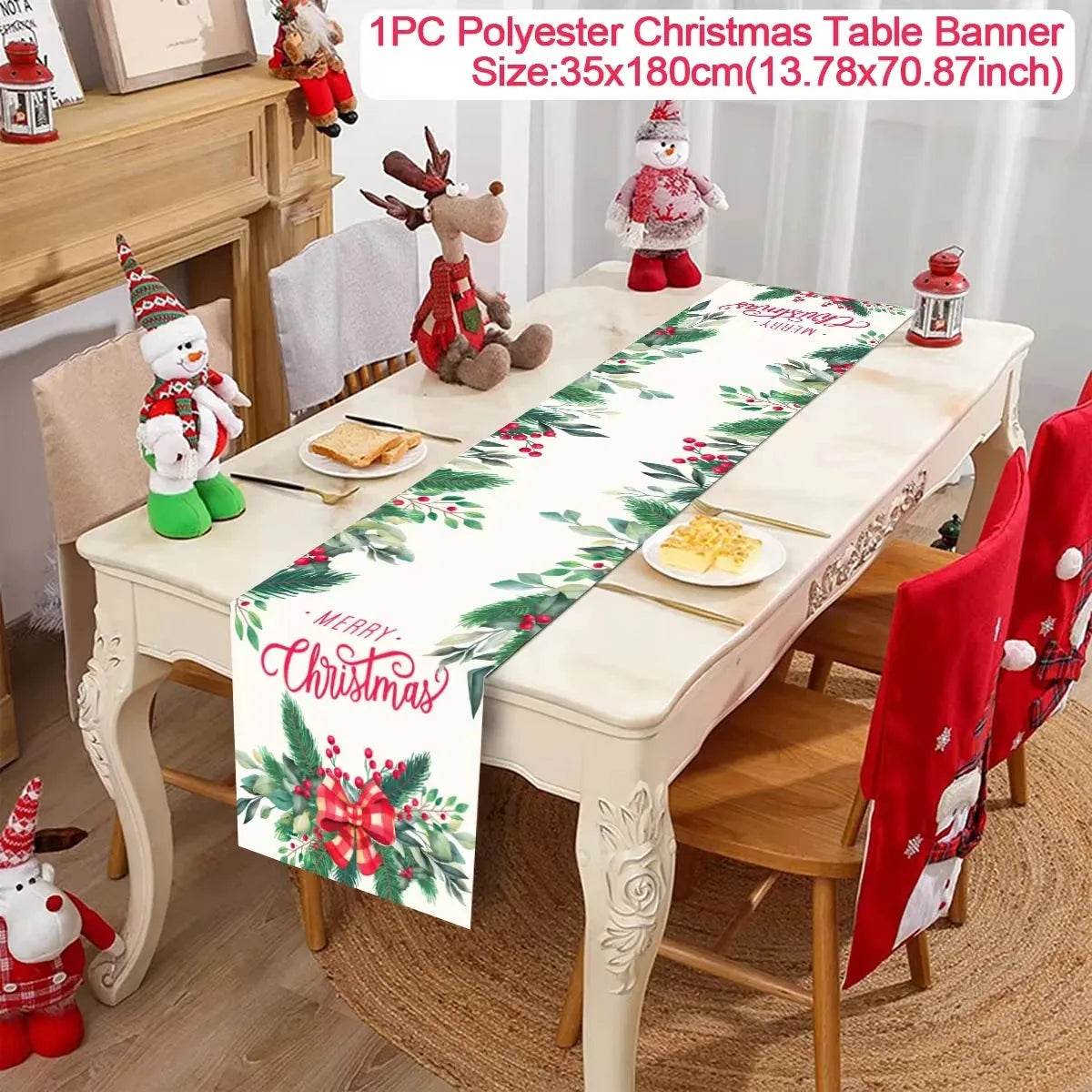 Table Runner - Eco Christmas 2025 Decor - Iron Phoenix GHG