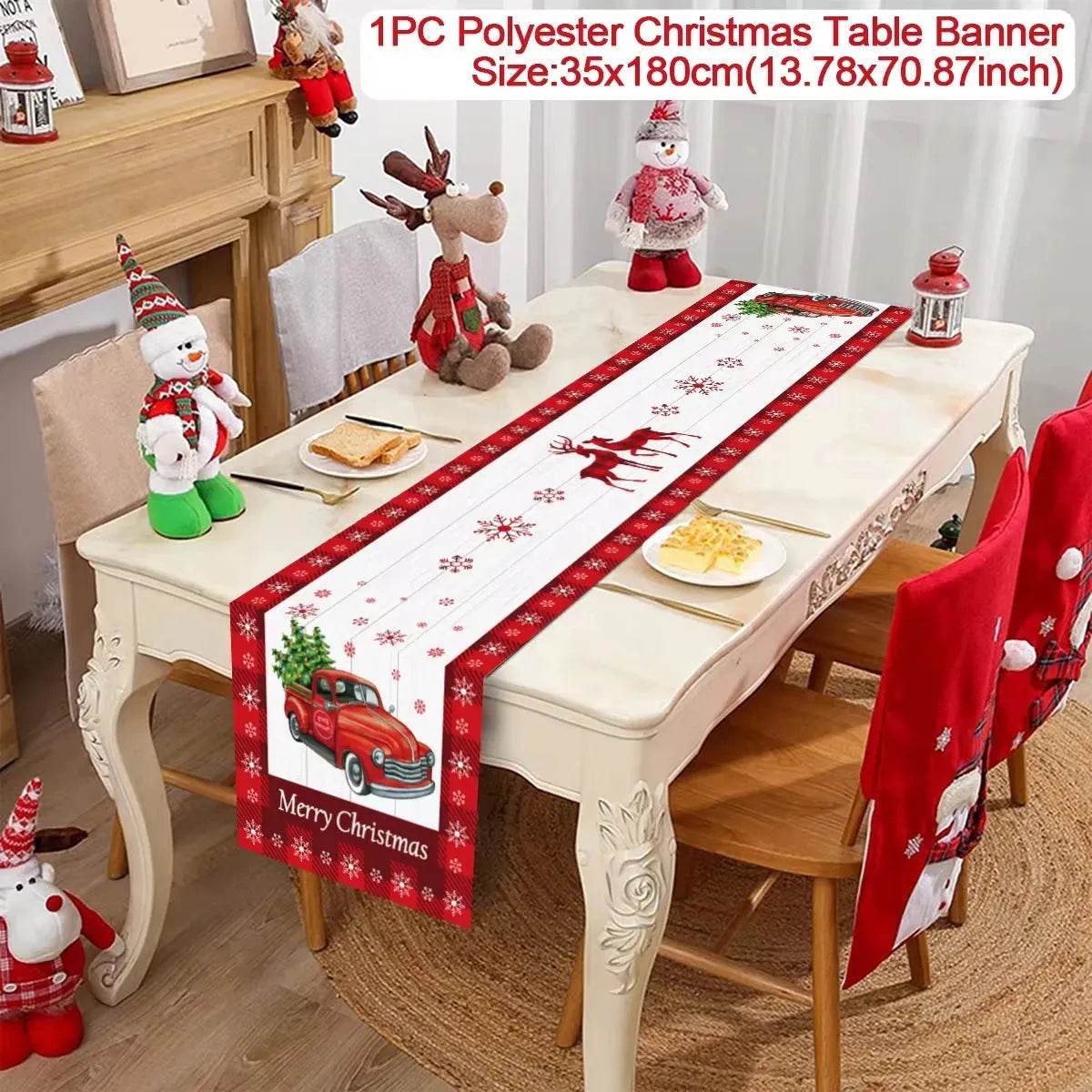 Table Runner - Eco Christmas 2025 Decor - Iron Phoenix GHG
