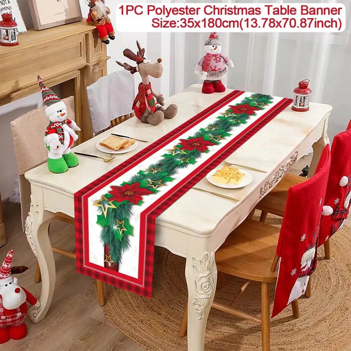 Table Runner - Eco Christmas 2025 Decor - Iron Phoenix GHG