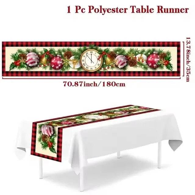 Table Runner - Eco Christmas 2025 Decor - Iron Phoenix GHG