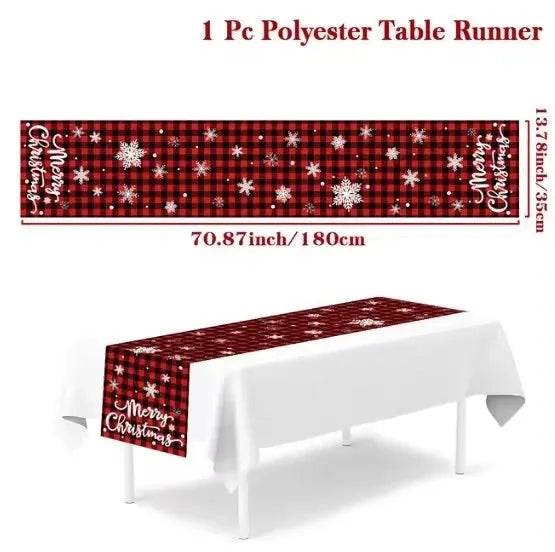 Table Runner - Eco Christmas 2025 Decor - Iron Phoenix GHG