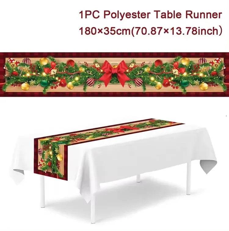 Table Runner - Eco Christmas 2025 Decor - Iron Phoenix GHG