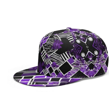 Classic Purple, Black, and White Snapbacks - Iron Phoenix GHG