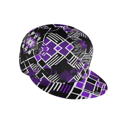 Classic Purple, Black, and White Snapbacks - Iron Phoenix GHG