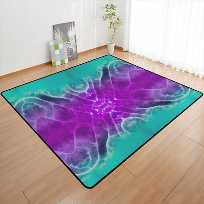 Comfy Cosmic Bloom Area Rug - Iron Phoenix GHG