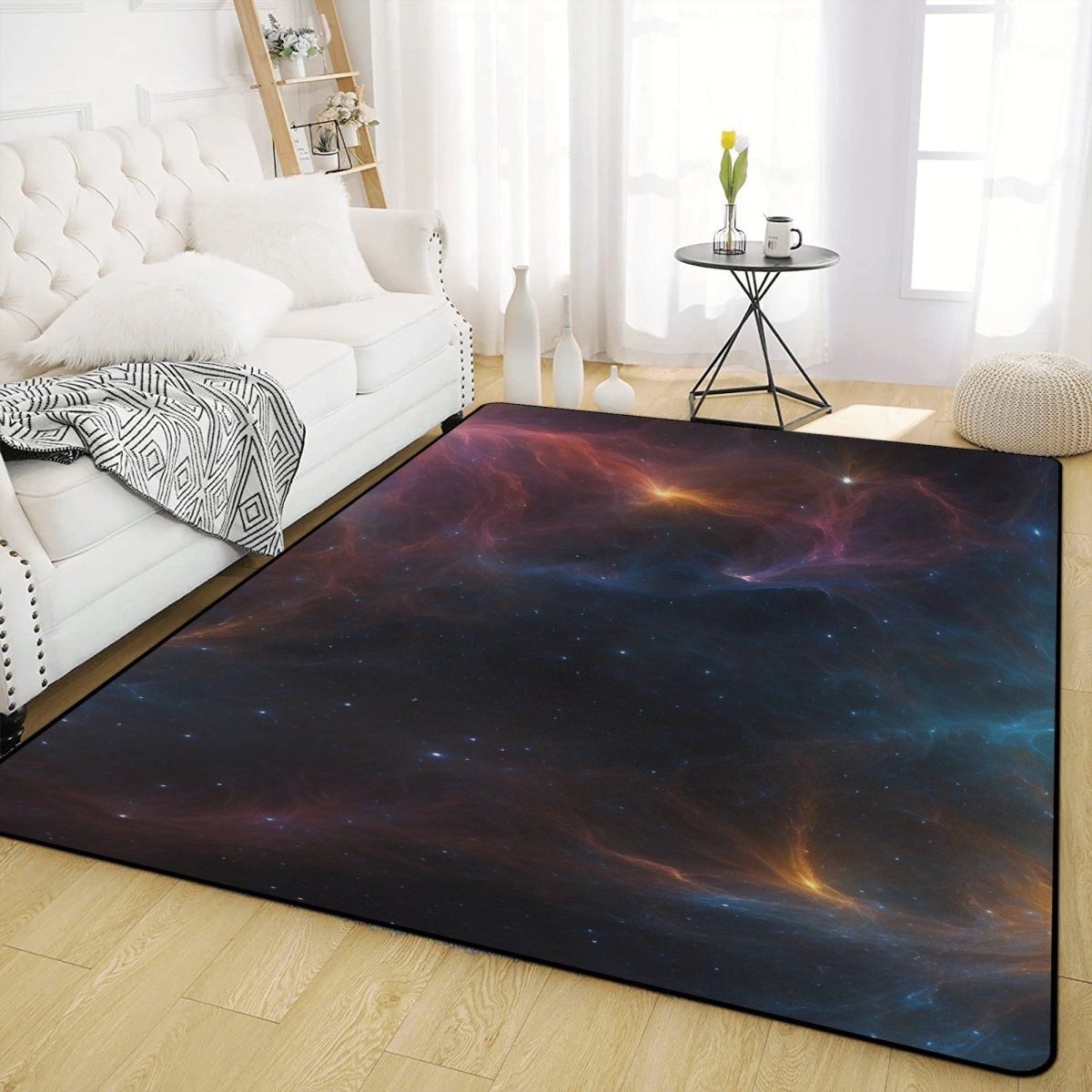 Comfy Nebula Design Slip-Resistant Rug - Iron Phoenix GHG